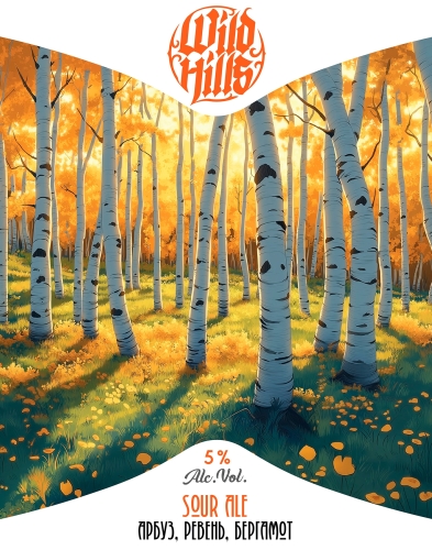 Кислый Эль - Арбуз, Ревень, Бергамот