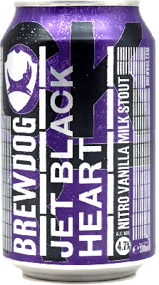 брюдог джет блэк харт / brewdog jet black heart ж/б (0,44 л.)