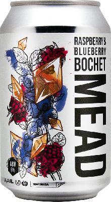 медовуха степь и ветер рэспберри & блуберри боше / mead steppe & wind raspberry ж/б (0,33 л.)