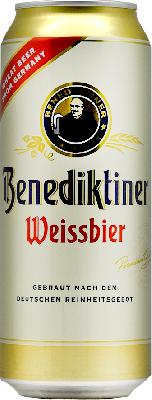 бенедиктинер вайсбир / benediktiner weissbier ж/б (0,5 л.)
