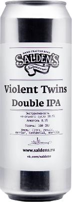 салденс дабл ипа вайолент твинс / salden's double ipa violent twins ж/б (0,45 л.)