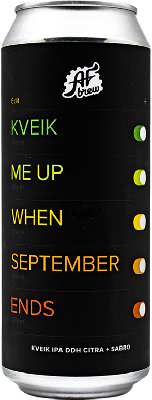аф брю квейк ми ап вэн септембер эндс / af brew kveik me up when september ends ж/б (0,5 л.)