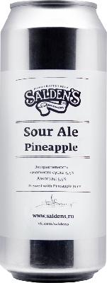 салденс сауэр эль пэйнэппл / salden's sour ale with pineapple ж/б (0,5 л.)