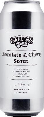 салденс чоколат & черри стаут / salden's chocolate & cherry  stout ж/б (0,5 л.)