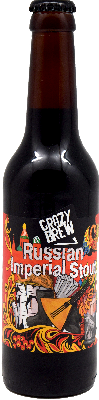 крейзи брю русский имперский стаут / crazy brew russian imperial stout (0,33 л.)