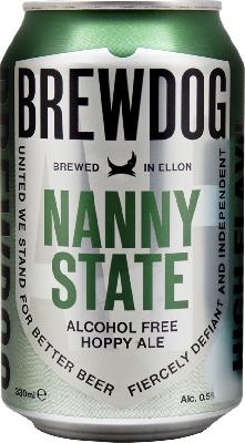 брюдог нанни стейт б/а / brewdog nanny state ж/б (0,33 л.)