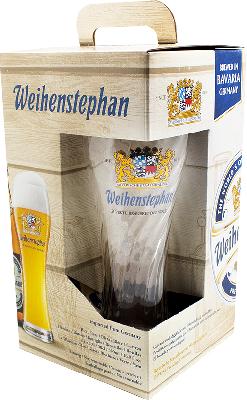 вайнштефан хефевайсбир / weihenstephaner hefeweissebier набор (0,5 бут.*3 + бокал)