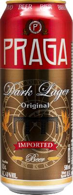прага дарк лагер / praga dark lager ж/б (0,5 л.)