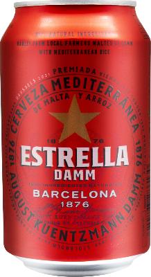 дамм эстрелла / damm estrella ж/б (0,33 л.)