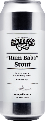 салденс ромовая баба стаут / salden's rum baba stout ж/б (0,5 л.)