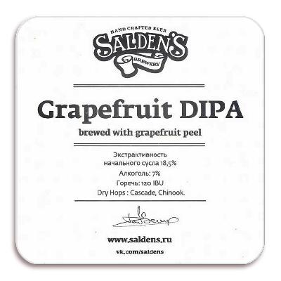 салденс грейпфрут дипа / saldens grapefruit dipa пэт (30 л.)