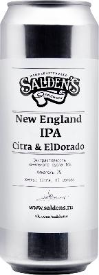 салденс нью ингланд ипа цитра&элдорадо / salden's new england ipa citra&eldorado ж/б (0,45 л.)