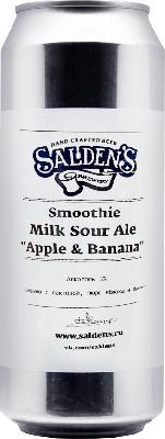 салденс смузи молочный кислый эль яблоко и банан/salden`s smoothie milk sour ale apple & banana ж/б 