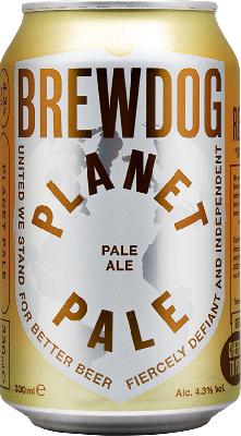 брюдог плэнет пэйл / brewdog planet pale ж/б (0,33 л.)