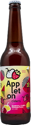 сидр эпплтон клубника + ванильный милкшейк  / cider appleton strawberry + vanilla (0,5 л.)