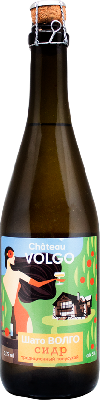 сидр шато волго полусухой / cider chateau volgo semi-dry (0,75 л.)