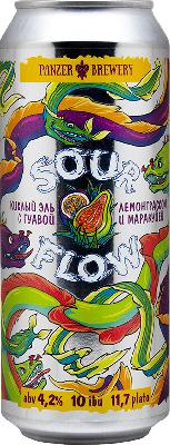 панзер кислое течение гуава лемонграсс маракуйя / panzer sour flow guava lemongrass ж/б (0,5 л.)