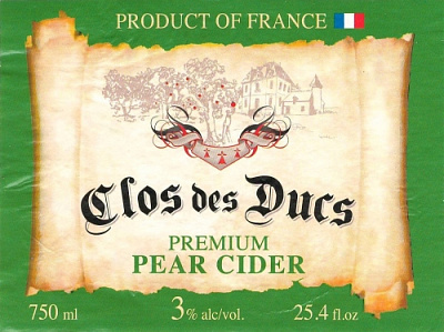Кло де Дюк премиум пер сидр