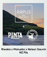 Арпус Икс ПИНТА Икс Маунт Бревинг Ко Ривака Икс Мотуэка Икс Нельсон Совин НЗ Пилс
