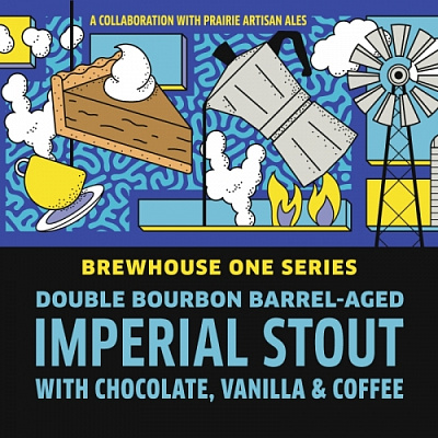 Дабл Бурбон Баррел-Эйджд Империал Стаут Виз Чоколит, Ванилла Энд Кофи