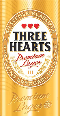 Три Хартс Премиум Лагер