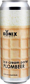 Коникс Мороженое Портер Пломбир / Konix Ice Cream Porter Plombeer ж/б (0,45 л.)