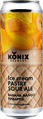 Коникс Мороженое Портер  Банан Манго Ананас / Konix Ice cream banan mabgo pineapple ж/б (0,45 л.)
