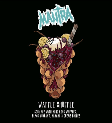 Ваффл Шаффл: Блэк Керрент, Банана энд Крем Брюле