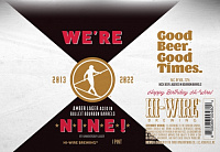 9-я Годовщина Амбер Лагер выдержанный в Бульет Бурбон Баррелях