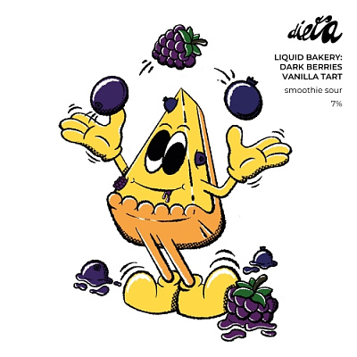 Ликвид Бейкери: Дарк Беррис Ванилла Тарт