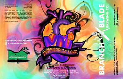 Психоделик Лав: Манго/Танжерин/Распберри/Блэкберри