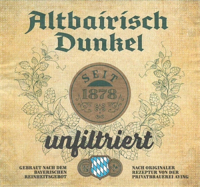 Альтбайриш Дункель Унфильтрирт