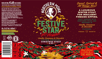 Фестив Стар Гифт Рэппд // Ванилла, Циннамон энд Чоколат // Экстра Спешиал Кристмас Стаут