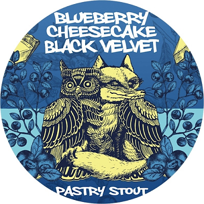 Блюберри Чизкейк Блэк Вельвет