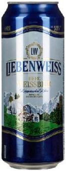 Либенвайс Хефе-Вайсбир / Liebenweiss Hefe Weissbier  ж/б (0,5 л.) 