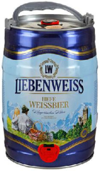 Либенвайс Хефе-Вайсбир / Liebenweiss Hefe Weissbier ж/б (5 л.) 