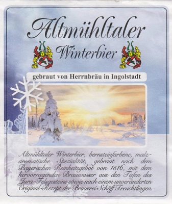 Шефф-Брой Альтмюльталер Винтербир